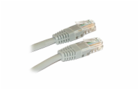 XtendLan Patch kabel Cat 5e UTP 15m - šedý