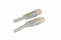 XtendLan Patch kabel Cat 6 UTP 1m - šedý