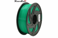 XtendLAN PETG filament 1,75mm průhledný zelený 1kg