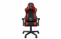 GEMBIRD Gaming chair SCORPION black mesh red skin accents zboží po opravě vyprodej (P)