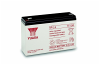 YUASA NP12-6 (6V; 12Ah; faston F2-6,3mm; životnost 5let)