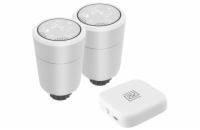 IMMAX NEO SMART sada 2x Termostatická hlavice Zigbee + SMART NEO BRIDGE PRO v2, Wi-Fi, TUYA