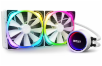 NZXT water cooling Kraken X63 White RGB 280mm Illuminated fans and pump