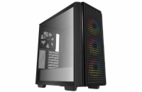 DEEPCOOL skříň CG540 / ATX / 3x120mm fan / 140mm ARGB fan / 2x USB 3.0 / tvrzené sklo