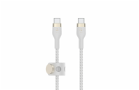 Belkin BOOST CHARGE™ USB-C/USB-C kabel, 1m, bílý - odolný PRO Flex