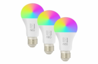 IMMAX NEO SMART sada 3x LED žárovka E27 11W RGB+CCT barevná a bílá, stmívatelná, Zigbee, TUYA