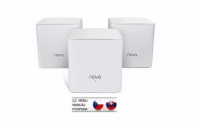 Tenda Nova MW5c (3-pack) WiFi AC1200 Mesh Gigabit system Dual Band, 6x GLAN/GWAN, SMART CZ aplikace