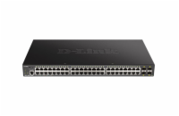 D-Link DGS-1250-52XMP D-Link DGS-1250-52XMP 48-port Gigabit Smart Managed Switch with 4x 10G SFP+ ports, 370Watts