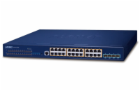 Planet SGS-6310-24P4X Planet SGS-6310-24P4X L3 PoE switch, 24x1Gb, 4x10Gb SFP+, HW/IP stack, VSF/Cluster switch, 802.3at 370W