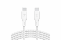 Belkin BOOST CHARGE™ USB-C na USB-C kabel 100W, 3m, bílý - odolný