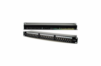 XtendLan Patch panel 19", 24 portů, stíněný, Cat5e