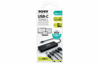 PORT CONNECT Dokovací stanice 5v1 ,LAN, HDMI, VGA, USB-C PD 3.0 85W, USB-A