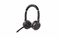 Jabra Evolve 75 SE/Stereo/ANC/BT/Bezdrát/MS/Černá-červená