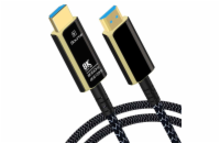 PremiumCord Ultra High Speed HDMI 2.1 optický fiber kabel 8K@60Hz,zlacené 5m