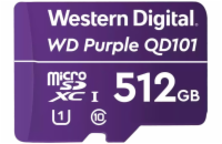 WD MicroSDXC karta 512GB Purple WDD512G1P0C Class 10 (R:100/W:60 MB/s)