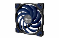 Akasa AK-FN122-BL AKASA ventilátor ALUCIA XS12 (Photic Blue Edition), 12cm fan