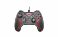 C-TECH Theon pro PC/PS3, 2 programovatelná makro tlačítka, 2x analog, X-input, vibrační, 1,8m kabel, USB