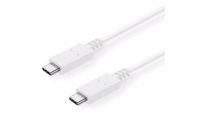 C-Tech CB-USB32-20W USB 3.2, Type-C (CM/CM), PD 100W, 20Gbps, 2m, bílý C-TECH kabel USB 3.2, Type-C (CM/CM), PD 100W, 20Gbps, 2m, bílý
