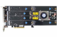 ARECA 6x M.2 NVMe/SATA RAID0/1/10/JBOD card , PCIe4.0 x8 Card, full profile