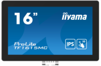 16" iiyama TF1615MC-B1: FHD,10P,IP65,HDMI,DP,VGA