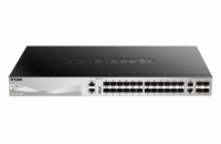 D-Link DGS-3130-30S D-Link DGS-3130-30S L3 Stackable Managed switch, 24x SFP, 2x 10G RJ-45, 4x 10G SFP+