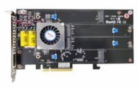 ARECA 4x M.2 NVMe/SATA RAID0/1/10/JBOD card , PCIe4.0 x8 Card, full profile