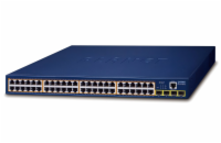 Planet GS-4210-48P4S Planet GS-4210-48P4S PoE switch L2/L4, 48x 1000Base-T, 4x SFP, Web/SNMPv3, extend 10Mb/s, 802.3at 600W