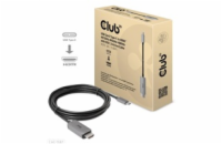 Club3D kabel USB-C na HDMI, 4K120Hz 8K60Hz HDR10 s DSC1.2, Aktivní kabel, M/M, 3m