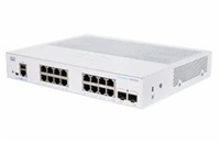 Cisco switch CBS350-16T-2G-EU (16xGbE,2xSFP,fanless) - REFRESH