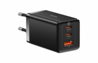 Baseus GaN5 Pro rychlonabíjecí adaptér 2x USB-C + USB-A 65W černá