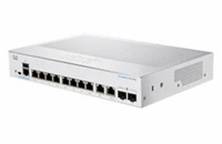 Cisco switch CBS350-8T-E-2G-UK (8xGbE,2xGbE/SFP combo,fanless) - REFRESH