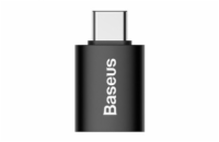 Baseus Ingenuity mini OTG adaptér USB-C samec na USB-A samice 3,1A, černá