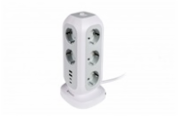 Verbatim EUPT-01 VERBATIM 49547 388131 VERBATIM EU Power Tower EUPT-01 Nabíjecí stanice ,11x230V, 2xUSB-C, 2x USB-A