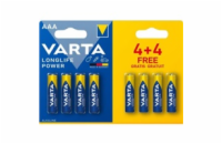 Varta Longlife Power AAA 8ks Varta LR03/4+4 Longlife POWER 4903