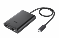 i-tec USB-C Dual 4K/60Hz (single 8K/30Hz) DP Video Adapter