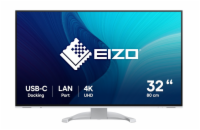 EIZO 31,5" EV3240X-WT, IPS, 3840 x 2160 (4K UHD), 350 cd/m2, 2000:1, 5ms, USB-C, DP, 2x HDMI, bílý