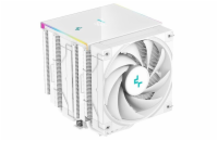 DEEPCOOL chladič AK620 Digital / 2x120mm fan / 6x heatpipes / pro Intel i AMD/ bílý / digitální display