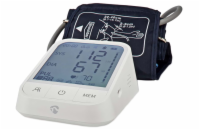 SmartLife NEDIS BTHBP10WT NEDIS chytrý tlakoměr/ Rameno/ Bluetooth/ LCD displej/ detekce nepravidelného srdečního tepu/ detekce nošení manžety/ in
