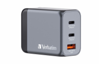 Cestovní adaptér Verbatim GNC-65,2xUSB-C 65W,USB-A