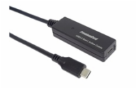 PremiumCord ku31rep5 USB-C repeater a prodlužovací Male-Female, 5Gbps, 5m PREMIUMCORD USB-C repeater a prodlužovací kabel Male-Female, 5Gbps 5m