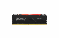 Kingston FURY Beast/DDR4/8GB/3600MHz/CL17/1x8GB/RGB/Black