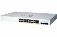 Cisco switch CBS220-24P-4X (24xGbE,4xSFP+,24xPoE+,195W) - REFRESH