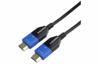 PremiumCord Ultra High Speed HDMI 2.1 optický kabel 8K@60Hz 4K@120Hz 20m zlacený