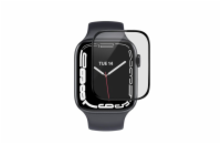 eSTUFF Titan Shield ochranné sklo pro Apple Watch Series 7/8 45 mm, černá