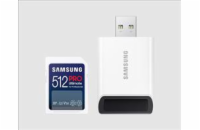 SAMSUNG PRO Ultimate SDXC 512GB + USB Adaptér / CL10 USH-I U3 / V30