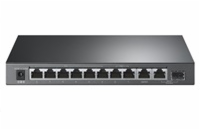 TP-Link CCTV switch TL-SG1210PP (9xGbE,1xGbE/SFP combo uplink, 1xGbE uplink, 6xPoE+,2xPoE++,123W, fanless)