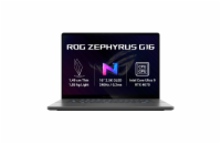 ASUS NTB ROG Zephyrus G16 (GU605MI-NEBULA044W), Ultra 9 185H, 16" 2560 x 1600, 32GB, 1TB SSD, RTX 4070, W11 Home, Gray