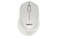 Logitech M330 Bezdrátová myš - bílá Myš - bezdrátová, optická, pro praváky, na 1 AA baterii, citlivost 1000 DPI, 3 tlačítka, tichá tlačítka, klasické kolečko, maximální dosah 10 m