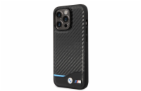 BMW M PU Carbon Blue Line Zadní Kryt pro iPhone 14 Pro Black BMW prémiový ochranný kryt telefonu vyrobený z kombinace kvalitních a odolných materiálů, které perfektně chrání Váš telefon.