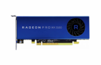 AMD Radeon Pro WX 3100 4GB Grafická karta 4GB GDDR5, AMD Radeon GCN 4.0 (Lexa), PCI Express x16 3.0, 128Bit, DisplayPort 1.4 a mini DisplayPort